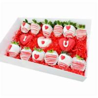 Dulzuras “I Love You” / “I Love You” Sweets · Si, perfectos manjares de dulzuras y sabor cubiertas de chocolates, vienen de 12 fresas  y 3...