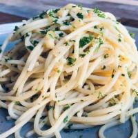 Spaghetti Ao Alho E Oleo · spaghetti pasta, garlic and olive oil