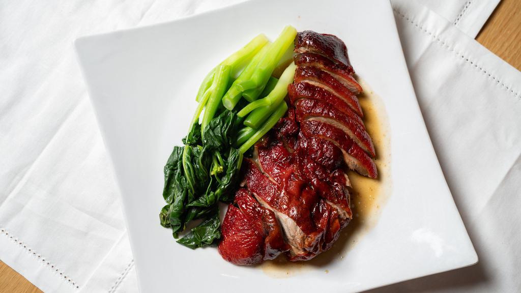 Roast Duck · A signature of Siam house. Our famous roast duck, served with chinese broccoli and topped with our homemade duck sauce