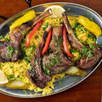 Lamb Chops · 4 Grilled Lamb Chops Served with your choice of couscous or basmati rice pilaf