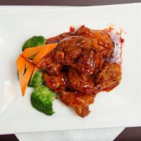 General Tsao'S Chicken Dinner · Served with an egg roll.