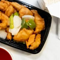 Sweet And Sour Chicken Lunch · 