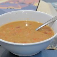 Vegetarian Bean Soup (Fasolatha) · Hearty Vegetarian Bean soup made with fresh tomatoes, vegetables and Great Northern White Be...