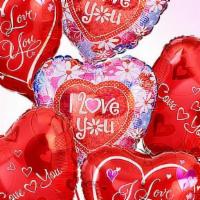 Love And Romance Balloon Pack · 12 assorted love balloons, 6 pink and red latex and 6 love miller to celebrate love, mother ...