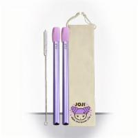Joji® Bubble Tea Straw Kit · These JOJI® stainless steel reusable straws with silicone tips are a great accessory for you...