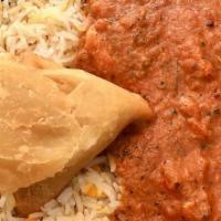 Butter Chicken · A favorite from the region of Punjab, India. Little sweet, little hot, creamy, tomato-ee, ri...