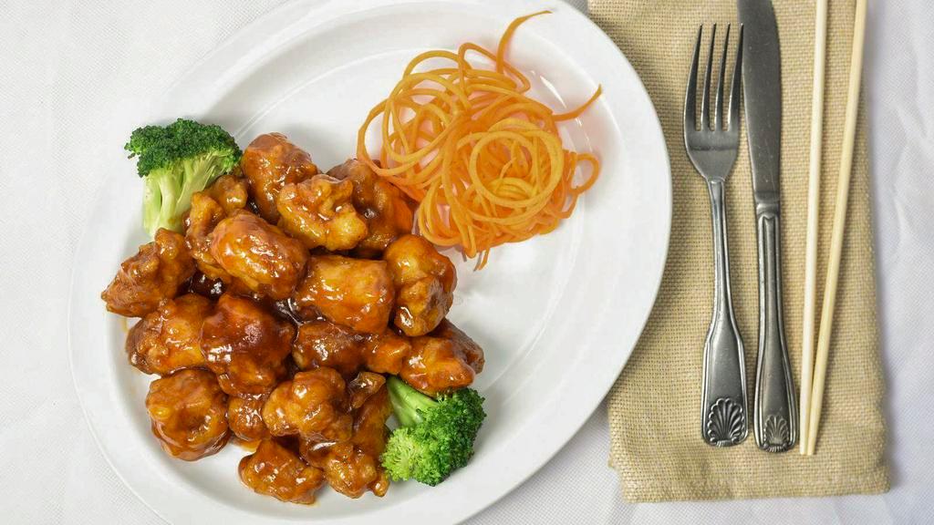 General Tso'S Chicken · Hot and spicy. Delicious chicken tenederloin in our tasty hot sauce.