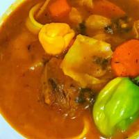 Beef Soup Joumou · Beef Soup Joumou (Pumpkin Soup) (ONLY SUNDAY)