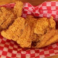 Fried Catfish Basket · 4 pieces of Delicious, Fried Catfish served with customer's choice of sauce with a basket of...