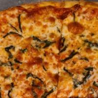 Marinara Pizza (X-Large 18'' - 8 Slices) · Mozzarella cheese, garlic, tomato sauce, and basil.