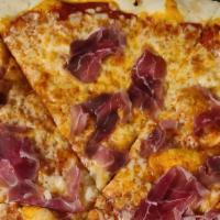 Prosciutto Pizza (X-Large 18'' - 8 Slices) · Tomato sauce, mozzarella cheese, and prosciutto.