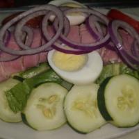 Chef'S Salad · Fresh turkey, ham, cheese, and eggs.