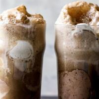 Root Beer Float · Soft serve vanilla Froyo and cold Mug Root Beer makes this delicious Float!