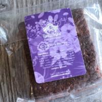 Pamela Wasabi Brownies · Various Flavors
-Mother Bean Brownie
-Sacred Coffee Brownie