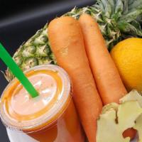 Bunny 16 Oz. · Refreshing Daily Energizer
carrots, ginger, fresh squeezed on, pineapple