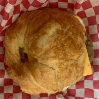 Single Sausage, Egg & Cheese Croissant · 