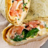 Egg Wrap · Served with your choice tortilla and three toppings.