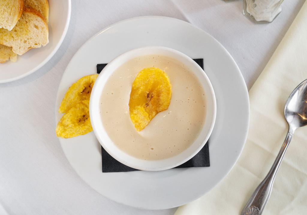 Crema De Malanga Soup · Malanga soup.