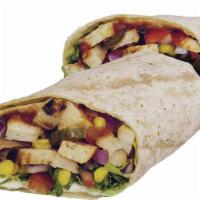 Baja Chicken Wrap · Grilled Chicken Breast, Red Onion, Tomatoes, Jalapeno slices,Lettuce & Ranch Dressing in a T...