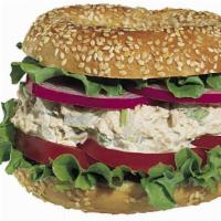 Tuna Salad Sandwich · Fresh Tuna Salad with Lettuce & Tomato on  your choice of bagel, bread or wrap