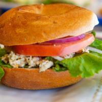 Chicken Salad Sandwich · Fresh Chicken salad,Tomato, Lettuce & Onion