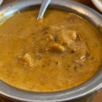 Lamb Badami Korma · Cubes of lamb cooked in an almond sauce flavored with cardamom and mace