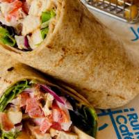 Runway Wrap · Grilled Chicken. Smoked Bacon. Mixed Greens. Shaved Red Onions. Tomato. Southwest Ranch. Cho...