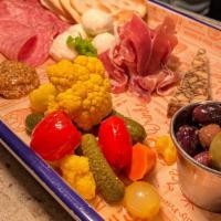 Meat & Cheese Board · chef's selection of salumis, fine cheeses, and accoutrements