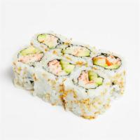 California Roll · Imitation crab with sushi rice wrapped in nori.