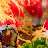 Spicy Tuna Roll · Spicy. The consumption of raw or undercooked foods such as meat, fish, and eggs which may co...