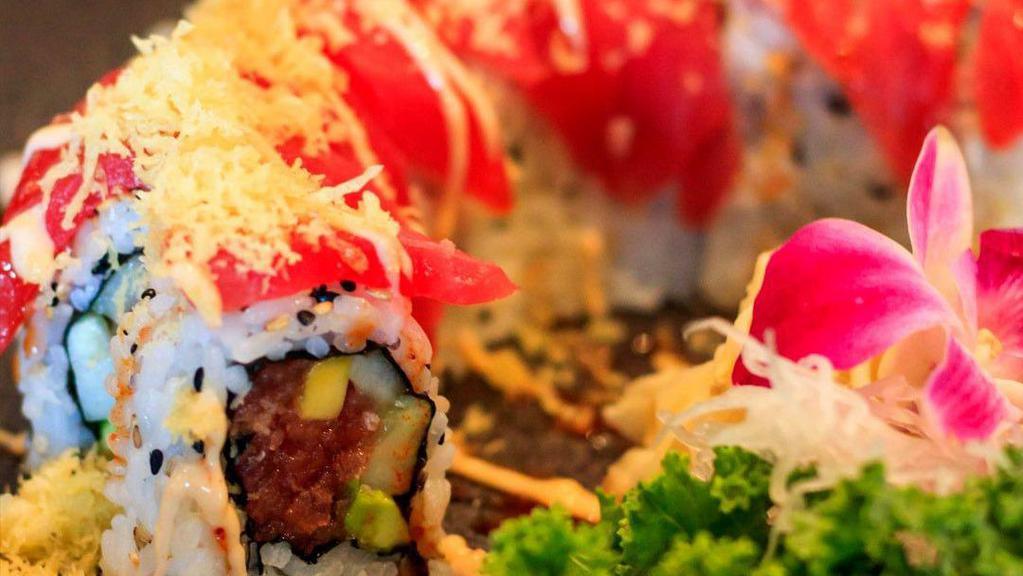 Spicy Tuna Roll · Spicy. The consumption of raw or undercooked foods such as meat, fish, and eggs which may contain harmful bacteria, may cause serious illness or death.