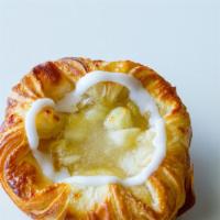 Danish Apple Crown · Chunky apple filling wrapped in twenty-four layers of danish dough.