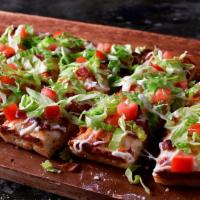 Blt (X- Large) · Deep dish pizza crust. Premium mozzarella, bacon, lettuce, tomatoes and mayo. 370 cal.