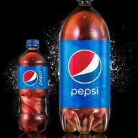 Pepsi · 20 oz or 2 Liter.