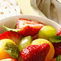 Fruit Cup · Seasonal fruit! Grapes, Strawberries, Blackberries, Raspberries and Blueberries!