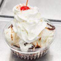Brownie Sundae  · Enjoy one of our warm brownies with a fresh scoop, whipped cream and a cherry on top. 

*** ...