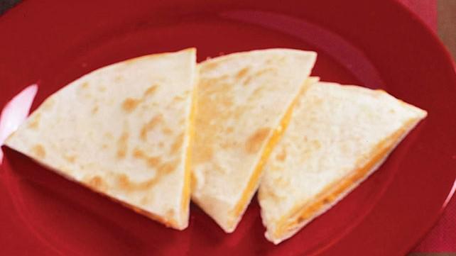 Cheese Quesadilla · Cheese Quesadilla on a flour tortilla