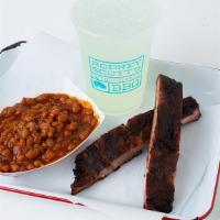Kid Spare Rib · Includes choice of 1 classic side & drink. 12 and under please.