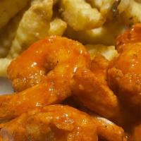 12Pc Buffalo Shrimp Meal  · Meal comes with Fries or Onion Rings