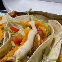 3 Flounder Fish Tacos · 