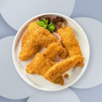 Classic Manic Tenders · Chicken tenders breaded and fried until golden brown. Add a side of french fries for only $1!