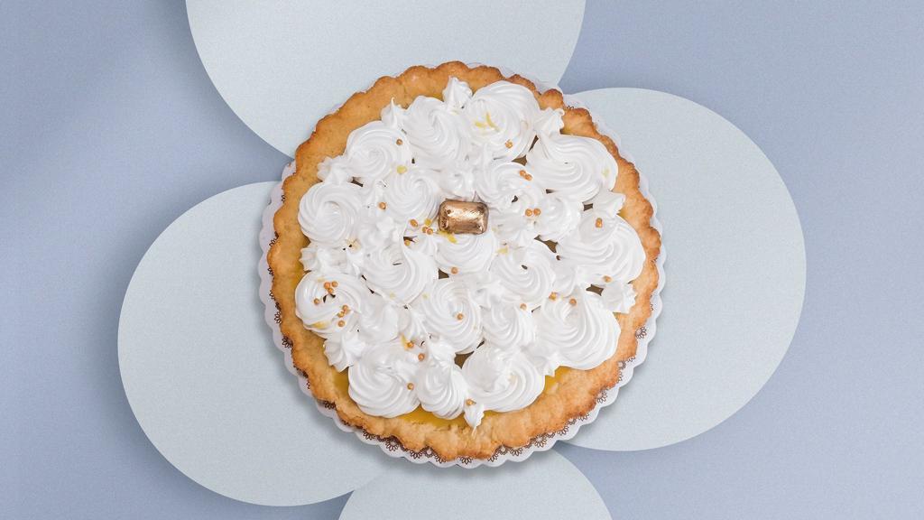 Lemon Cake · Triple layer shortcake with whipping cream and lemon curd.
