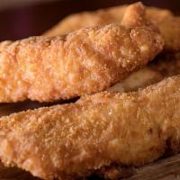 Chicken Tenders · Crispy on the outside, plump and tender on the inside - served with your choice of dipping s...