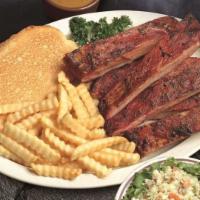 Smokin' Spare Ribs · Tender, meaty spare ribs slow-smoked for hours and expertly basted in our famous sauce for f...