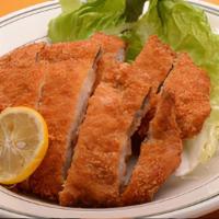 Tonkatsu · Deep fried pork cutlet.