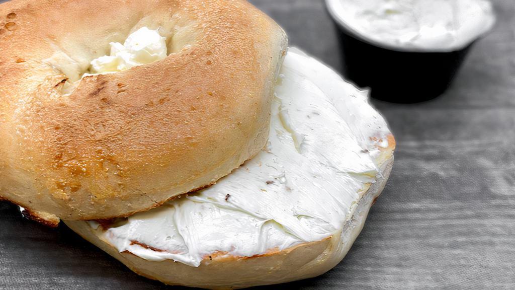 Bagel With Plain Cream Cheese · Your Favorite Bagel served with Cream Cheese