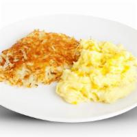 Potatoes & Eggs · Your choice of potato and 2 eggs any style. Served with buttermilk pancake or toast and your...