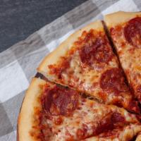 Pepperoni Pizza (Large) · Basic Pepperoni Pizza. Marinara, Mozzarella, Pepperoni