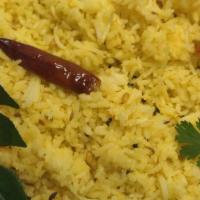 Tamarind Rice · Rice made with Tamarind paste with spices.