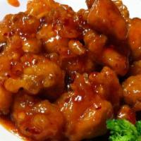 General Tso’S Chicken(Dinner) 左宗鸡（晚） · Spicy.